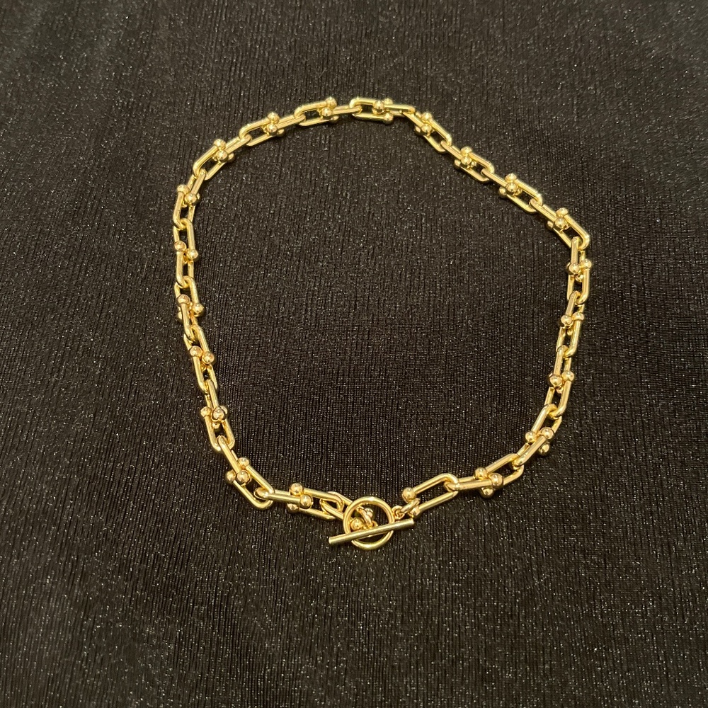 Gold Chain Link Necklace